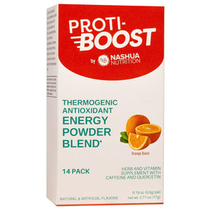 Proti-Boost - Thermogenic - Antioxidant - Energy Drink Mix - Orange - 14/Box - Nashua Nutrition